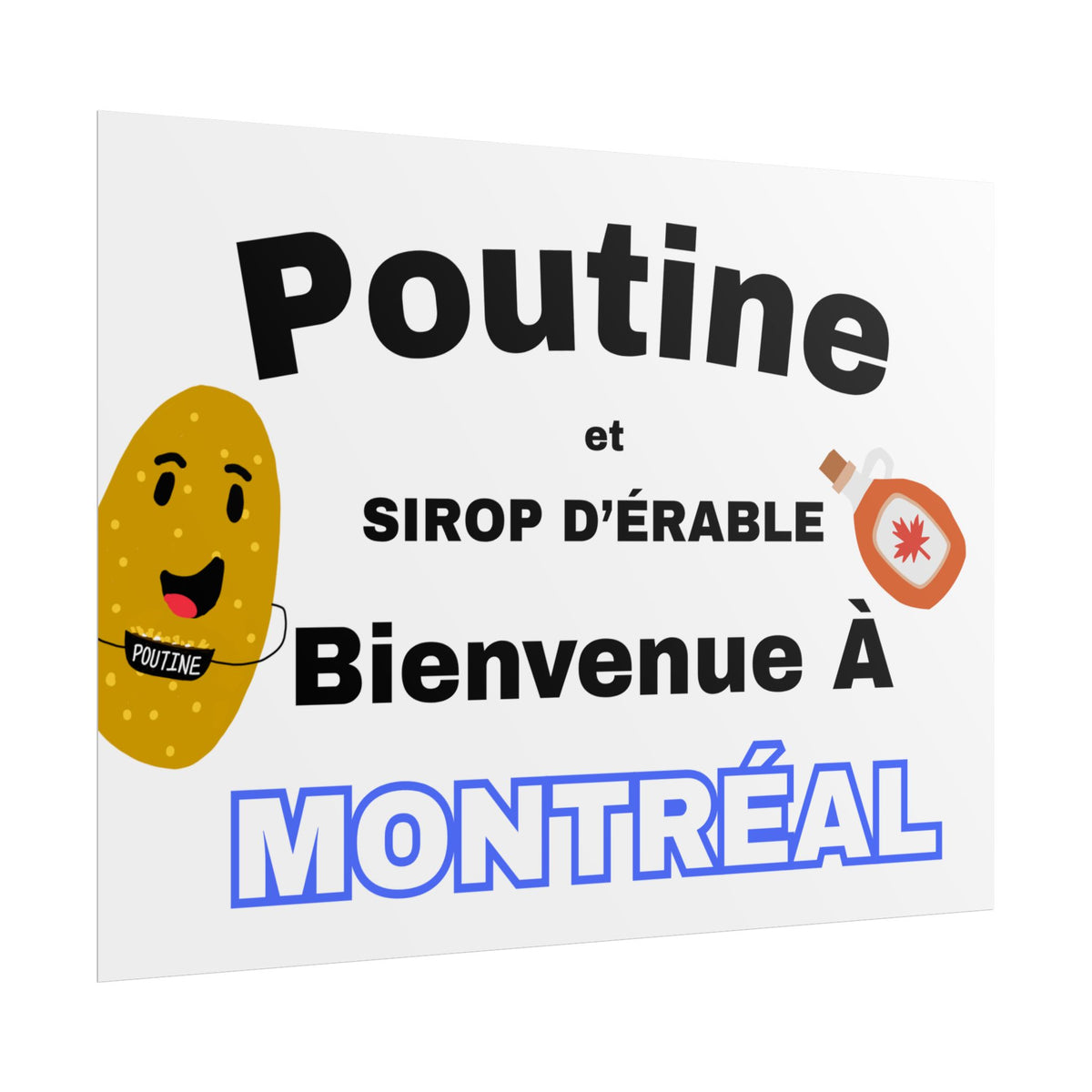 Poutine Et Sirop d'érable